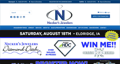 Desktop Screenshot of neckersjewelers.com