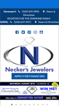 Mobile Screenshot of neckersjewelers.com